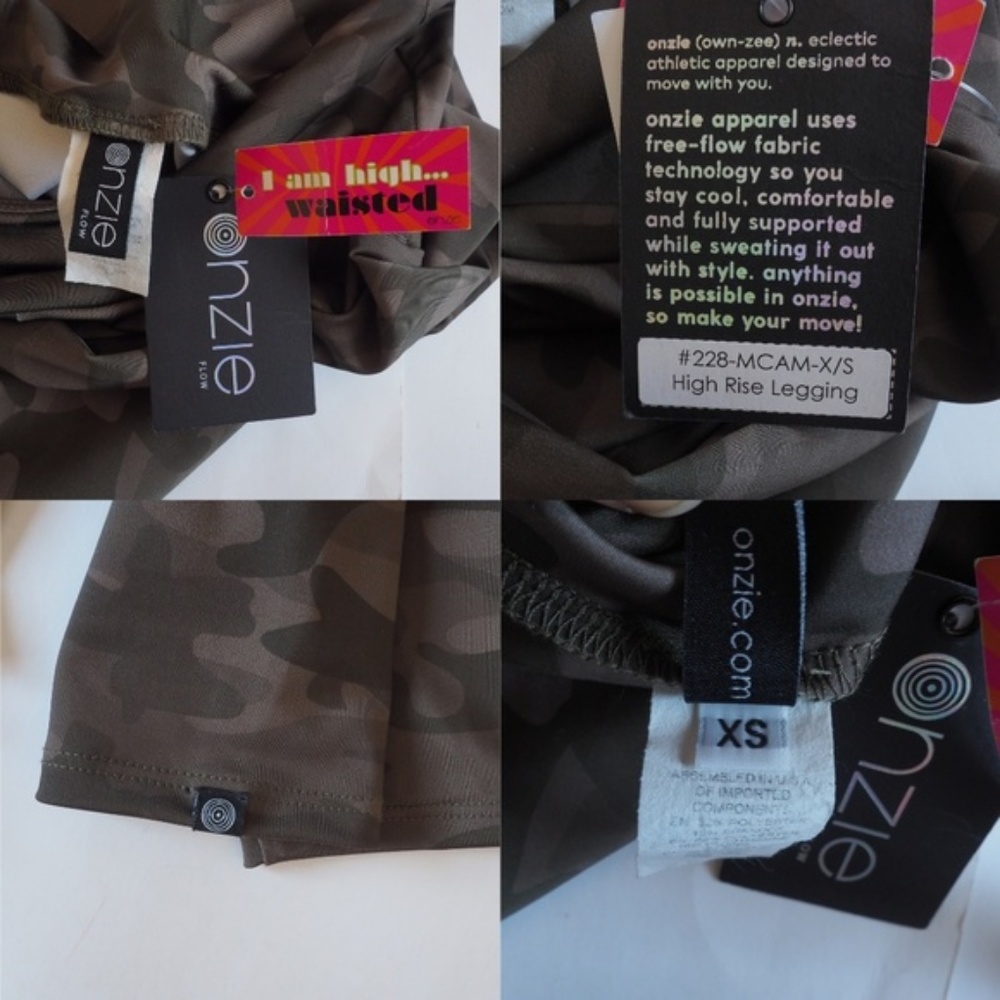 SOLD-ONZIE High Rise Leggings - MOSS CAMO - Picture 8 of 8